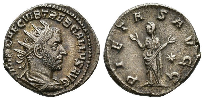 IMPERIO ROMANO. TREBONIANO GALO. Antoniniano. Roma (251-253). A/ Busto radiado, ...