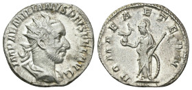IMPERIO ROMANO. EMILIANO. Antoniniano. Roma (253). A/ Busto radiado, drapeado y acorazado a der.; IMP AEMILIANVS PIVS FEL AVG. R/ Roma a izq. con féni...