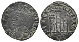 CASTILLA Y LEÓN. ENRIQUE II. Cornado. Sevilla VE 0,96 g. 19,25 mm. III-491; BMM-627. MBC.