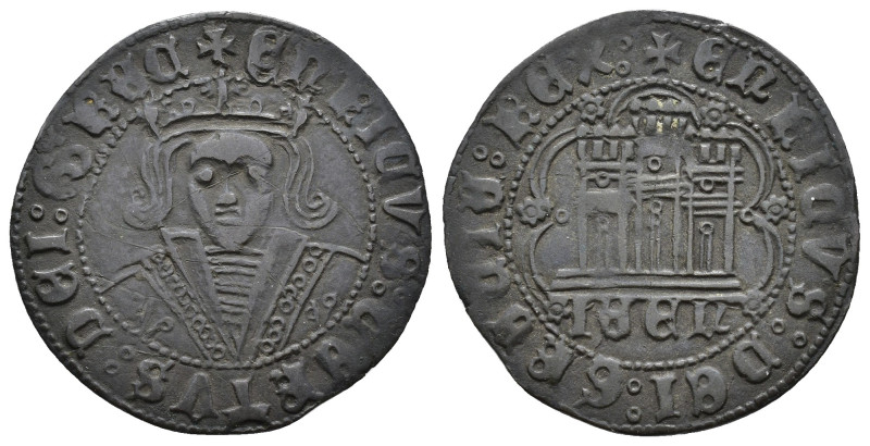 CASTILLA Y LEÓN. ENRIQUE IV. Cuartillo. La A de IAEN invertida. Jaén VE 3,04 g. ...
