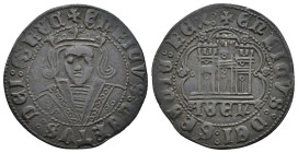 CASTILLA Y LEÓN. ENRIQUE IV. Cuartillo. La A de IAEN invertida. Jaén VE 3,04 g. 27,3 mm. III-746.2; BMM-1013.4. MBC.