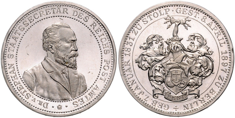 Brandenburg/-Preußen. 
- Preußische Medaillen. 
Silbermedaille 1897 (v. Lauer)...