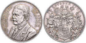 Brandenburg/-Preußen. 
- Preußische Medaillen. 
Silbermedaille 1900 (v. Lauer) auf Graf Bernhardt von Bülow und seine Ernennung zum Reichskanzler. 3...