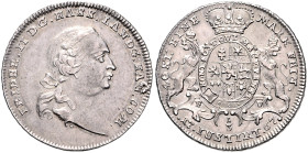 Hessen/-Kassel. 
Friedrich II. 1760-1785. 1/3 Reichstaler 1767. Schütz&nbsp;1872.6, Hoffmeister&nbsp;2360, Prinz&nbsp;Alexander&nbsp;1062&nbsp;var., ...