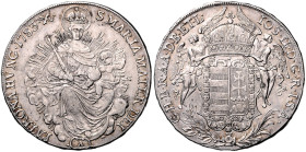 Haus Habsburg. 
Josef II. 1780-1790. Taler 1783 A für Ungarn. Davenport&nbsp;1168, Jaeger/Jaeckel&nbsp;27a. . 

ss-vz