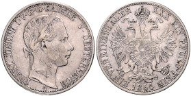 Haus Habsburg. 
Franz Joseph I. 1848-1916. Vereinstaler 1864 A. Jaeger/Jaeckel&nbsp;312, Herinek&nbsp;449, Thun&nbsp;445, Davenport&nbsp;21, Kahnt&nb...