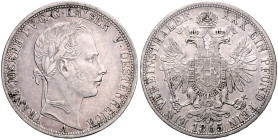 Haus Habsburg. 
Franz Joseph I. 1848-1916. Vereinstaler 1865 A. Jaeger/Jaeckel&nbsp;312, Herinek&nbsp;450, Thun&nbsp;445, Davenport&nbsp;21, Kahnt&nb...