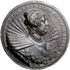 Frankreich. 
Ludwig XIII. 1610-1643. Einseitige Bronzegussmedaille 1624 (v. Dupre) auf seine Mutter Marie de' Medici. Mazerolle&nbsp;696, Jones&nbsp;...