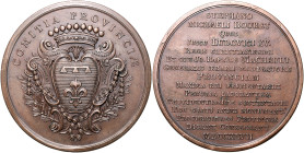 Frankreich. 
Ludwig XV. 1715-1774. Bronzemedaille 1747 (unsign.) auf die Ernennung von Michel Bourets zum Landwirtschaftsminister. 73,7&nbsp;mm, 124,...
