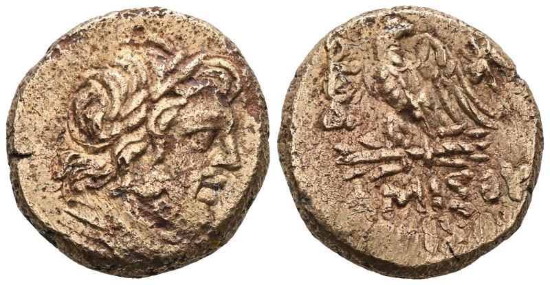 Greek
Pontos, Amisos (80-70 BC) AE 
Obv: Laureate head of Zeus right.
Rev: Ea...