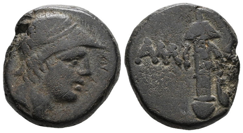Pontos, Amisos,AE, (Bronze), Time of Mithradates VI, Circa 111-105 or 95-90 BC....