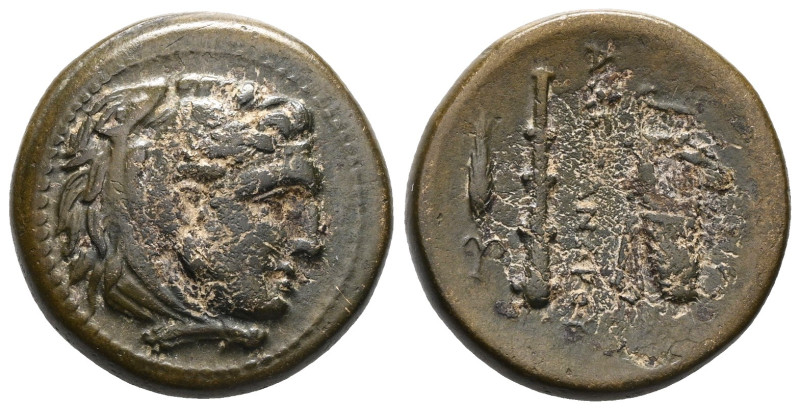 Greek
Kings of Macedon, Alexander III 'the Great', AE,(Bronze), 336-323 BC. Unc...