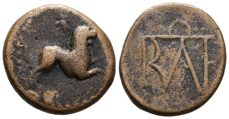 Greek Coins
KINGS of BOSPORUS. Polemo I. Circa 14/3-10/9 BC. AE Bronze
Obverse...