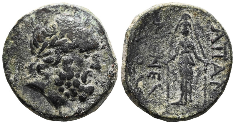 Greek
Phrygia, Apamea, AE (Bronze), 1st century BC. 
Obv: Laureate head of Zeu...