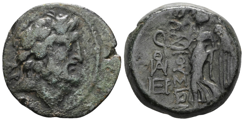 Greek coins
Cilicia, Elaiousa-Sebaste AE (Bronze) ca 150-50 BC
Obv: EP, Head o...
