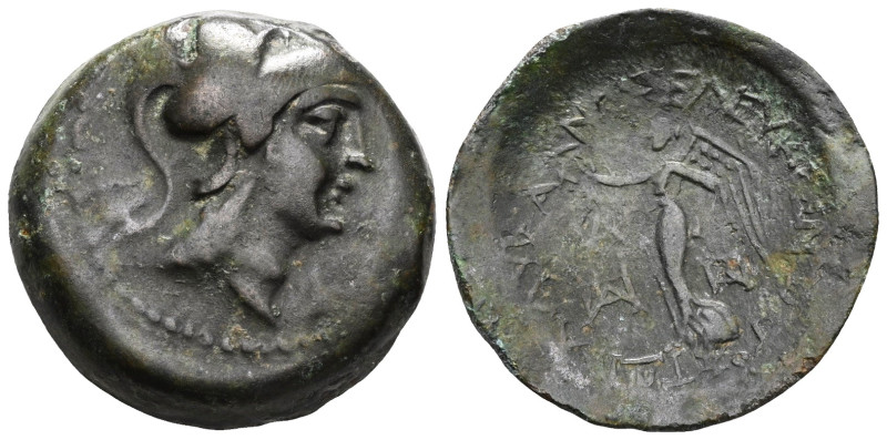 Greek
Cilicia, Seleukeia ad Calycadnum, AE , ca. 2./1. cent. BC Obv: helmeted A...