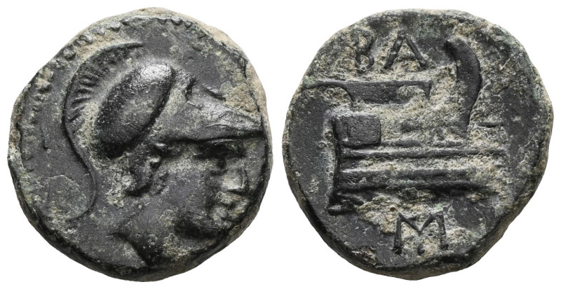 Kings of Macedon, Demetrios I Poliorketes,AE, Circa 300-295 BC. Salamis.
Obv: H...