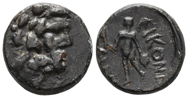 Greek
Lycaonia, Ikonion, AE (Bronze), 1st century BC. Obv: Laureate head of Zeu...