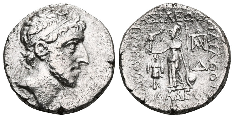 Greek
Kings of Cappadocia, Ariarathes X Eusebes Philadelphos, AR Drachm, (Silve...