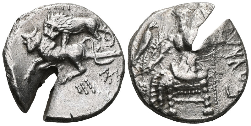 GREEK , Cilicia, Tarsos, Mazaios as Satrap, 361-334 BC. AR Stater - Baaltars sea...