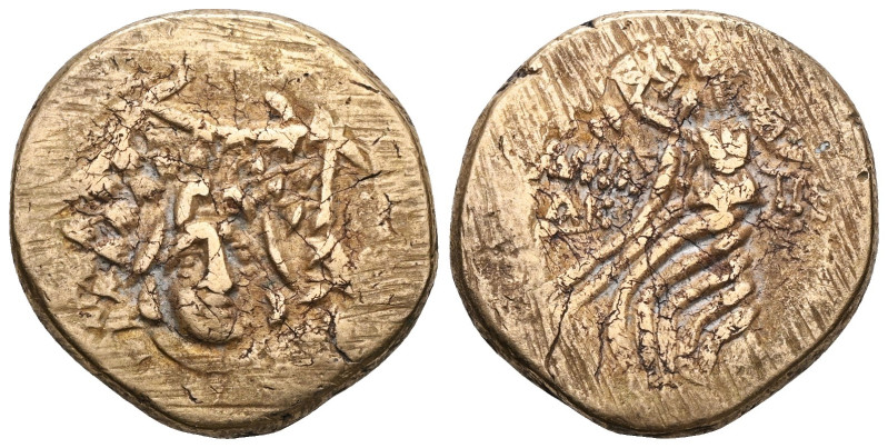 Greek
 Paphlagonia, Amastris, AE, (Bronze), Circa 85-65 BC.
Obv: Aegis.
Rev: ...