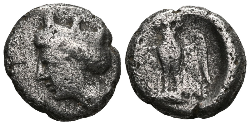 Greek
PONTOS. Amisos. Circa 300-125 BC. Drachm (Silver), Chian standard. Turret...
