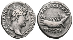Roman ImperialHadrian. Denarius; Hadrian; 117-138 AD, Rome, c. 131 AD, Denarius. BM-624, C-712 (10 Fr.), RIC-240. Obv: HADRIANVS - AVG COS III P P Bus...