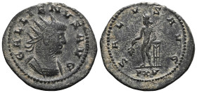 Gallienus, 253-268. Antoninianus , Antiochia, 266-267. GALLIENVS AVG Radiate and cuirassed bust of Gallienus to right. Rev. SALVS AVG / PXV Apollo sta...