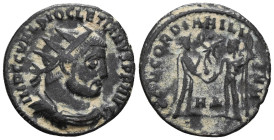 Diocletian, 284-305. Antoninianus, Heraclea, 295-296. IMP C C VAL DIOCLETIANVS P F AVG Radiate, draped and cuirassed bust of Diocletian to right. Rev....