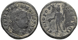 Maximinus II, as Caesar, 305-309. Follis (Bronze), Heraclea, 305-306. GAL VAL MAXIMINVS NOB CAES Laureate head of Maximinus II to right. Rev. GENIO PO...