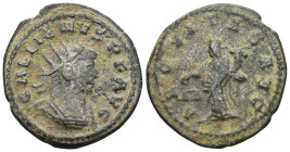 Gallienus, 253-268. Antoninianus , Siscia, 266. GALLIENVS AVG Radiate and cuirassed bust of Gallienus to right. Rev. AEQVIT AVG Aequitas standing fron...