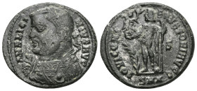 Licinius I, 308-324. Follis (Bronze), Nicomedia, 317-320. IMP LICINIVS AVG Laureate and draped bust of Licinius to left holding mappa in his right han...