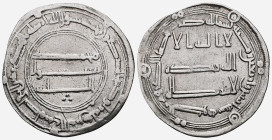 Abbasid, AR dirham , Madinat Al-Salam 155 AH , Very Fine.