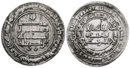Abbasid, AR dirham , Medinetusselam  324 , Very Fine.