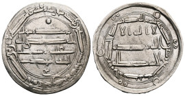 Abbasid, AR dirham , Al-Muhammadiyya 157 AH , Very Fine.