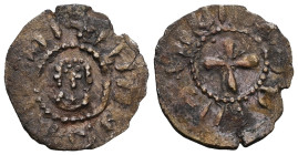 Cilician Armenia, Hetoum II (1289-1293, 1295-1296, and 1301-1305). Æ Kardez . Hetoum seated facing holding cross and orb. R/ Cross pattée; pellet in e...