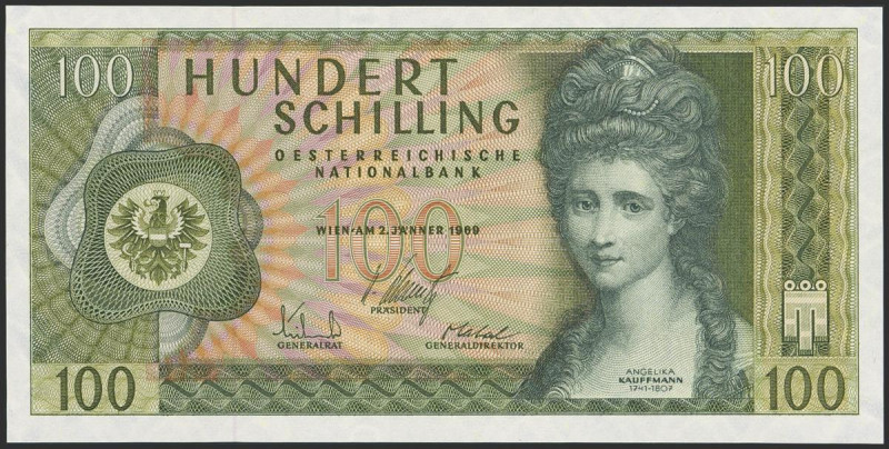 AUSTRIA. 100 Schilling. (1969ca). (Pick: 146). Uncirculated.