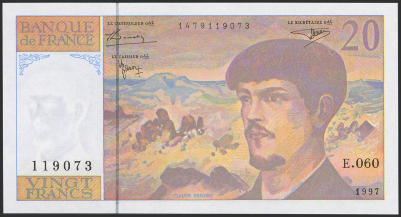 FRANCE. 20 Francs. 1997. (Pick: 141). Uncirculated.