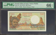FRENCH AFARS AND ISSAS. 500 Francs. (1975ca). (Pick: 33). PMG66EPQ.
