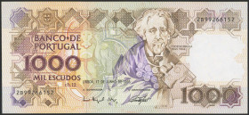 PORTUGAL. 1000 Escudos. 17 June 1993. (Pick: 181). Less than Uncirculated.