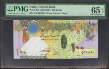 QATAR. 100 Riyals. (2007ca). (Pick: 26a). PMG65EPQ.