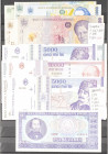 Set of 11 banknotes of Romania of various issues and different qualities. TO EXAMINE.