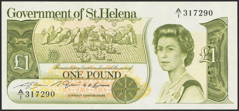SAINT HELENA. 1 Pound. (1981ca). (Pick: 9a). Less than Uncirculated.