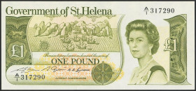 SAINT HELENA. 1 Pound. (1981ca). (Pick: 9a). Less than Uncirculated.