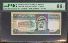 SAUDI ARABIA. 10 Riyals. (1983ca). (Pick: 23d). PMG66EPQ.