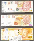 Set of 11 banknotes of South Africa of various issues and different qualities. TO EXAMINE.