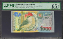 SURINAME. 1000 Gulden. 1 January 2000. (Pick: 151). PMG65EPQ.