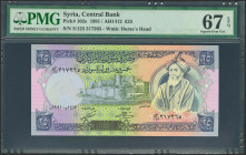 SYRIA. 25 Pounds. 1991. (Pick: 102e). PMG67EPQ.