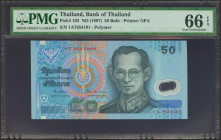 THAILAND. 50 Bath. (1997ca). (Pick: 102). PMG66EPQ.