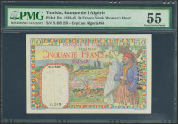 TUNISIA. 50 Francs. 13 July 1940. (Pick: 12a). PMG55.